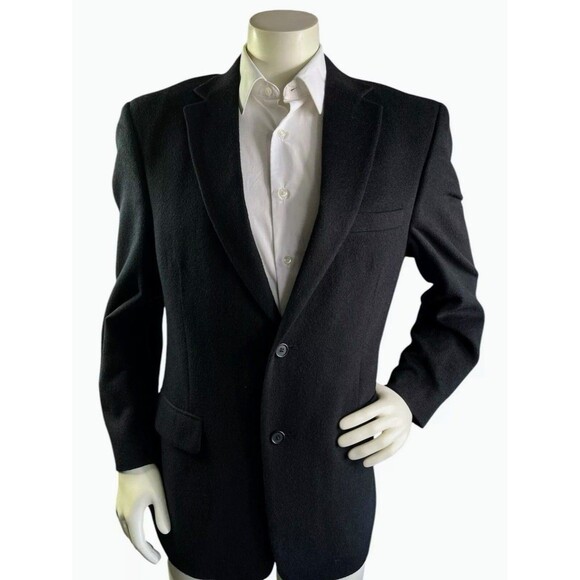 Jos A Bank Mens 42R Camel Hair Blazer Traveler's Collection Tailored Fit Jacket - Picture 1 of 13